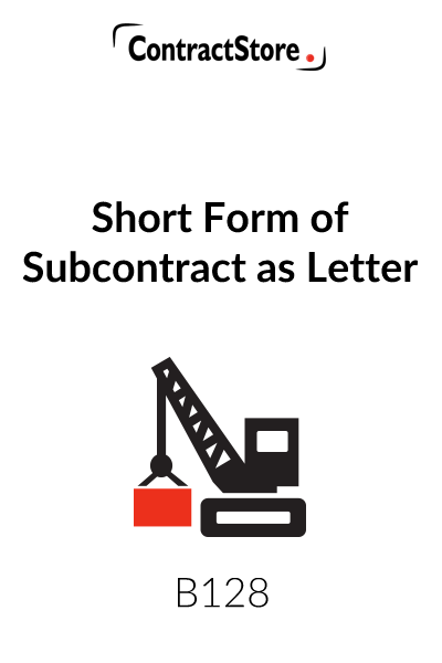 Subcontractor Contract Template