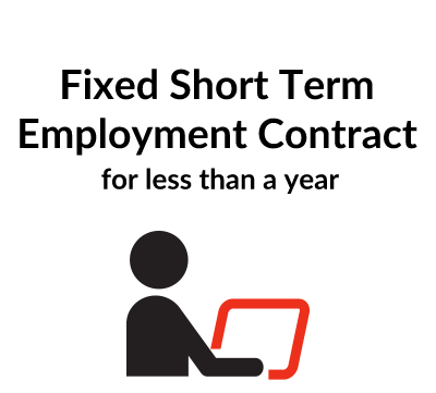 Fixed Short Term Employment Contract for less than a Year