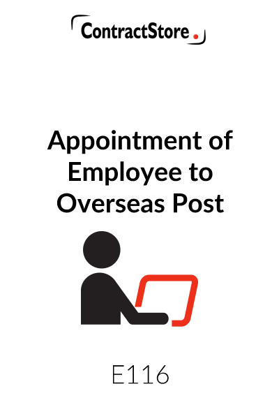 Appointment of Employee to Overseas Post