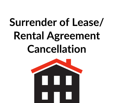 Surrender of Lease / Rental Agreement Cancellation Template